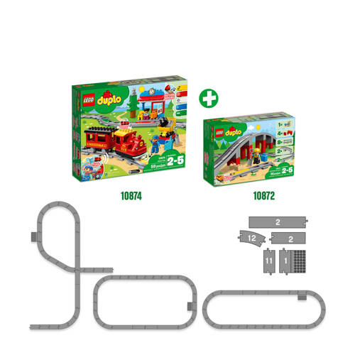 Lego Duplo Trein brug en -rails 10872 Bouwset | Bouwset van
