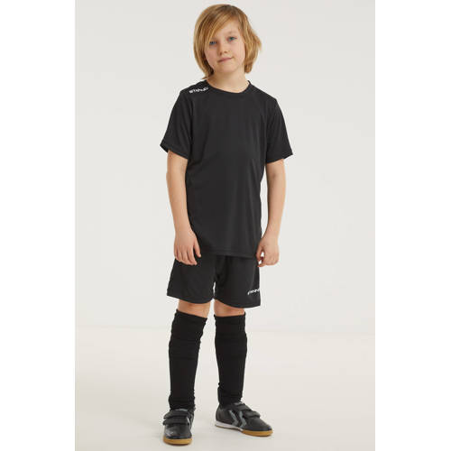 Stanno junior voetbalshirt zwart/wit Sport t-shirt Jongens/Meisjes Polyester Ronde hals