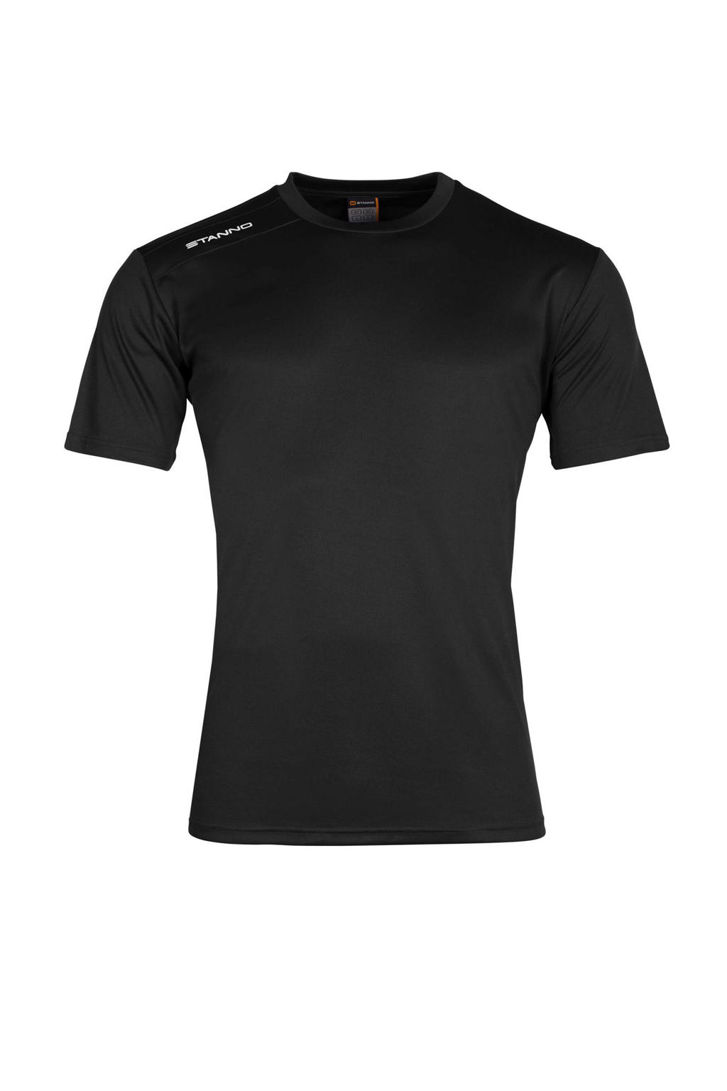 Stanno junior voetbalshirt zwart/wit
