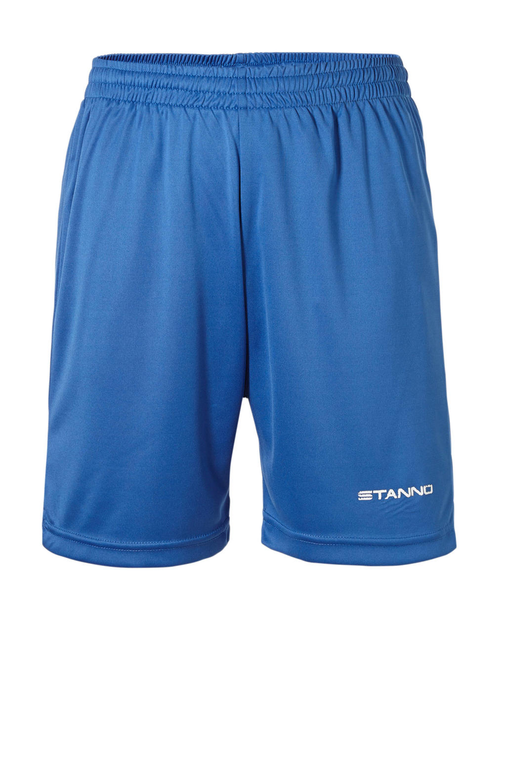 Blauwe jongens en meisjes Stanno Junior sportshort van polyester met elastische tailleband met koord