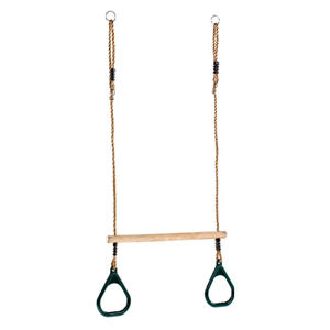 hout Trapeze met ringen