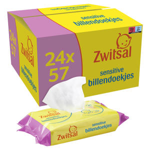 Sensitive billendoekjes - 24 x 57 stuks