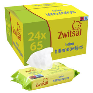 Lotion billendoekjes - 24 x 65 stuks