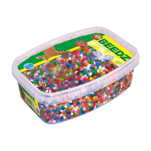SES Beedz Mix strijkkralen 7000 Knutselpakket - glitter afbeelding