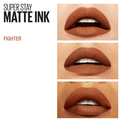 Maybelline New York SuperStay Matte Ink lippenstift – 75 Fighter Bruin
