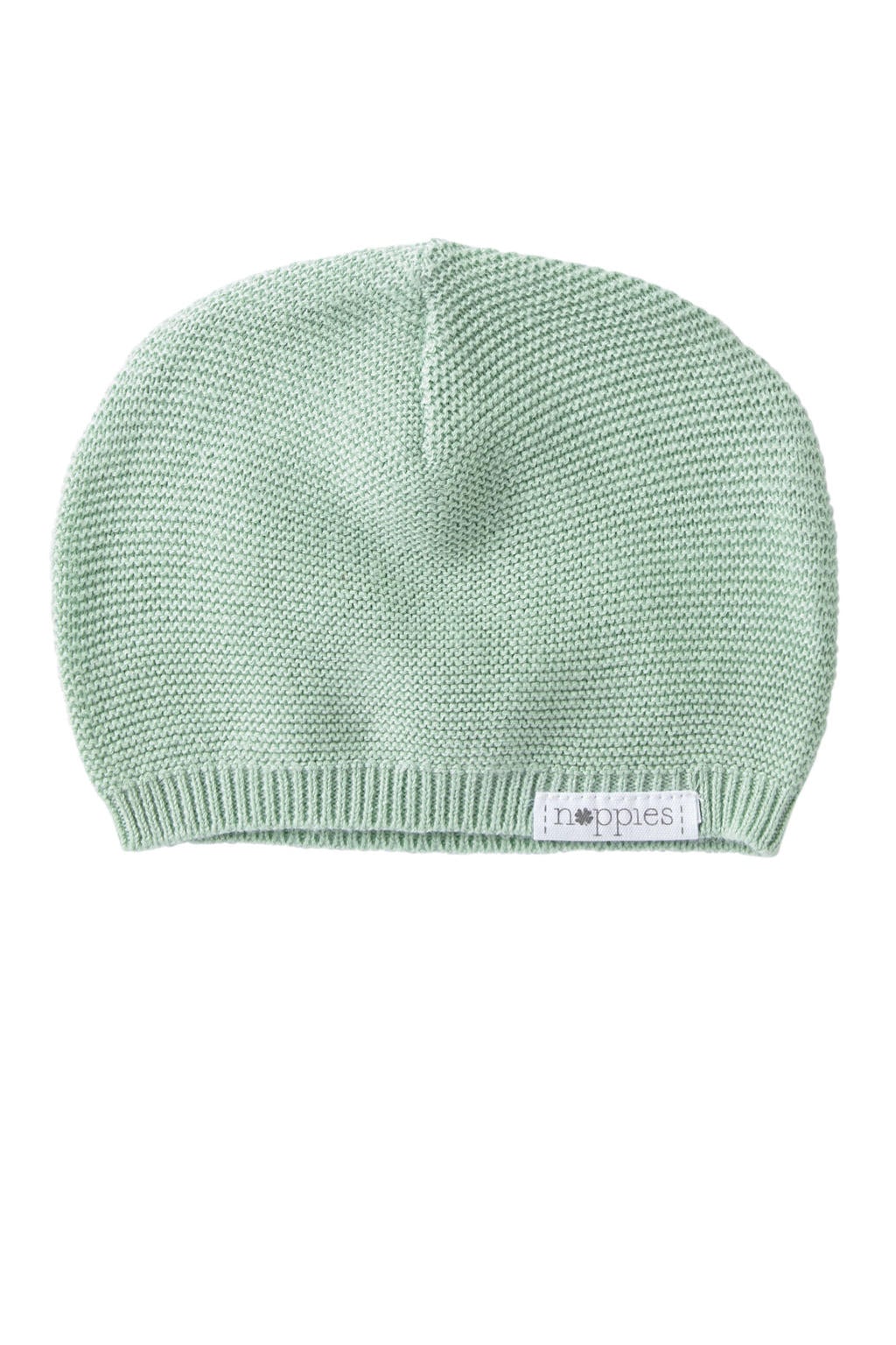 Mintgroene jongens en meisjes Noppies baby baby muts Rosita van katoen met effen