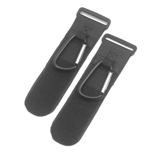 Yrda aluminium buggyhaken (2 stuks) Accessoire Zwart