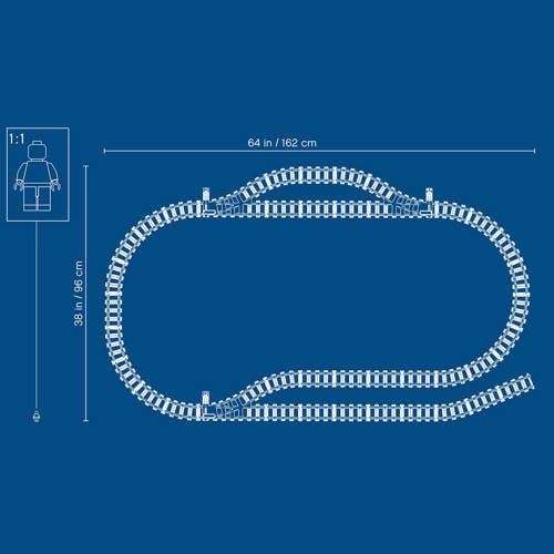 LEGO City Trein rails 60205 Bouwset | Bouwset van LEGO
