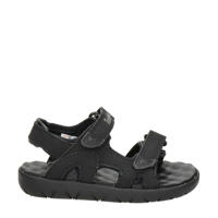thumbnail: Zwarte jongens Timberland Perkins Row Perkins Row sandalen van imitatieleer met klittenband