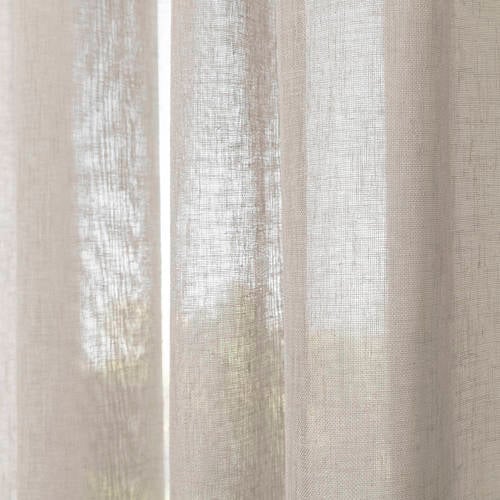 NOUS Living inbetween gordijn kant en klaar Madrid (per stuk) (150 x 310 cm)* Inbetween kant en klaar Beige