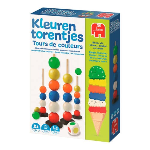 Jumbo Kleuren torentjes Denkspel | Denkspel van