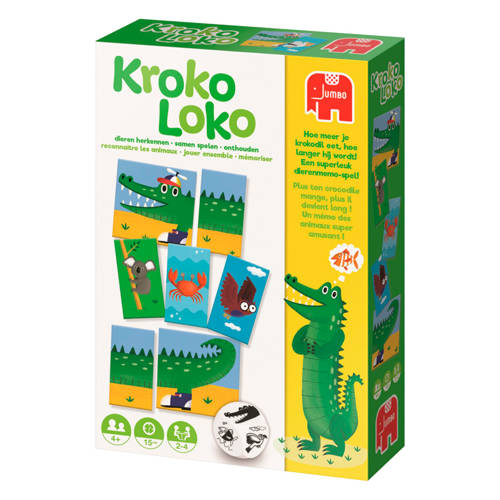 Jumbo Kroko Loko Memory | Memory van Jumbo | Speelgoed > Spelletjes > Kaartspellen