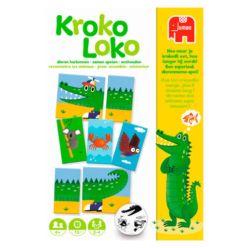 Jumbo Kroko Loko Memory | Memory van Jumbo | Speelgoed > Spelletjes > Kaartspellen