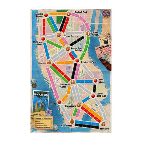 Days of Wonder Ticket to Ride New York Bordspel | Bordspel van