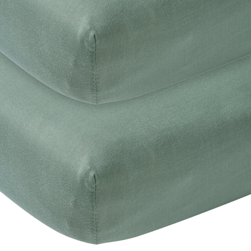 Meyco katoenen hoeslaken wieg 40x80/90 cm (set van 2)