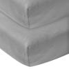 Meyco katoenen hoeslaken wieg 40x80/90 cm (set van 2)