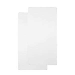 katoenen hoeslaken ledikant 60x120 cm (set van 2)