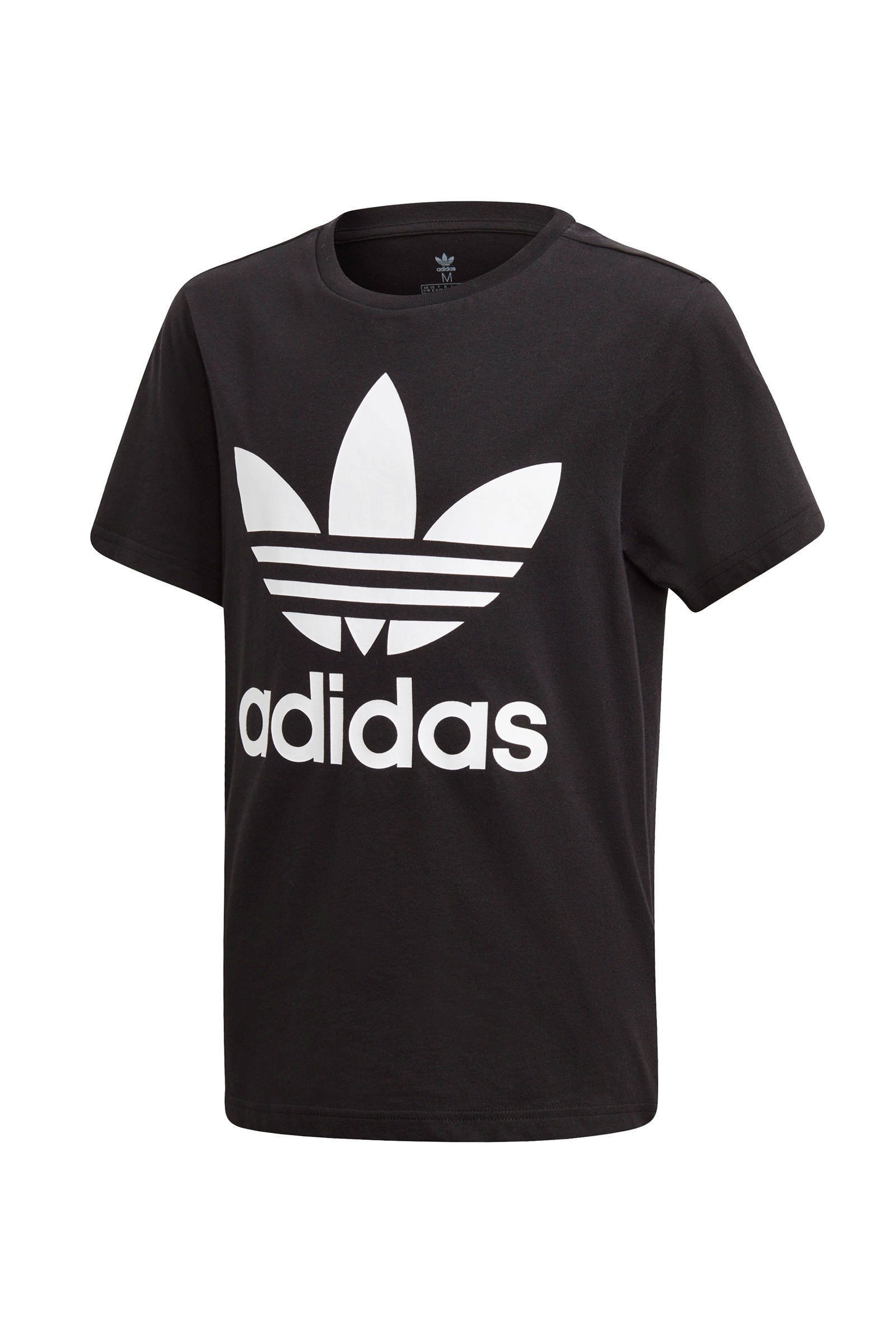 Adidas shirt zwart wit on sale