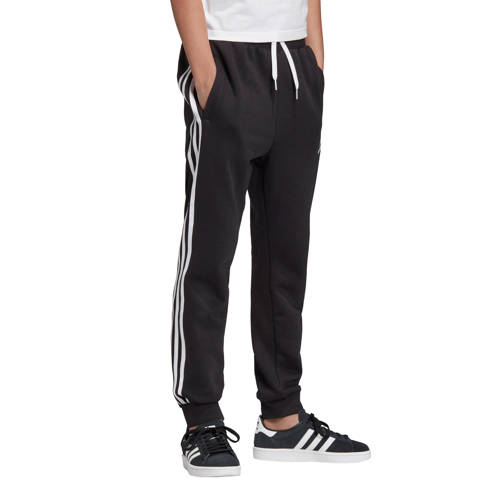 adidas Originals joggingbroek met logo zwart/wit Jongens/Meisjes Katoen
