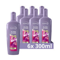 thumbnail: Andrélon Glans & Care Shampoo  - 6 x 300 ml - Voordeelverpakking