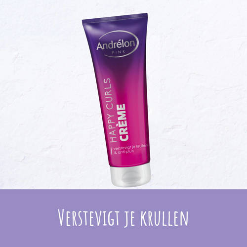 Andrélon Pink Happy Curls crème 6 x 125 ml Haarmasker