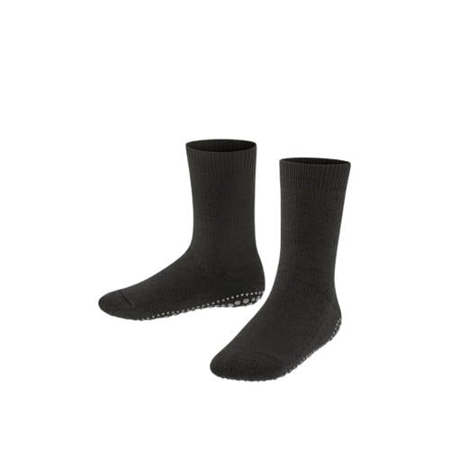 FALKE Catpads huissokken met anti-slip noppen zwart Jongens/Meisjes Katoen - maat 35-38 afbeelding