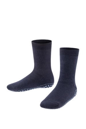 Catpads huissokken met anti-slip noppen donkerblauw