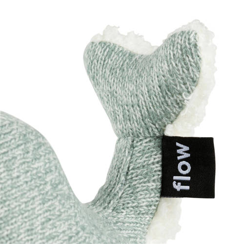 Flow Amsterdam hartslagknuffel moby walvis groen knuffel 24 cm