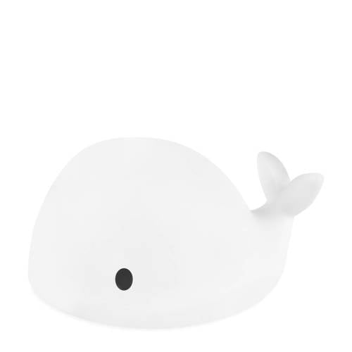 Flow Amsterdam nachtlampje Moby walvis wit 16,5 cm