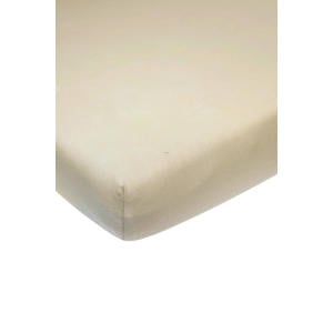 katoenen wieg hoeslaken 40x80/90 cm sand