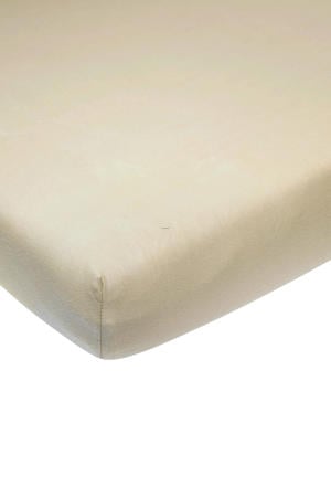 katoenen wieg hoeslaken 40x80/90 cm sand