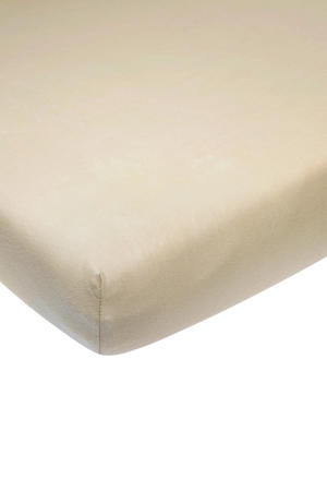 katoenen ledikant hoeslaken 60x120 cm sand