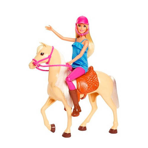 Barbie met paard Modepop | Modepop van | Speelgoed > Poppen > Modepoppen