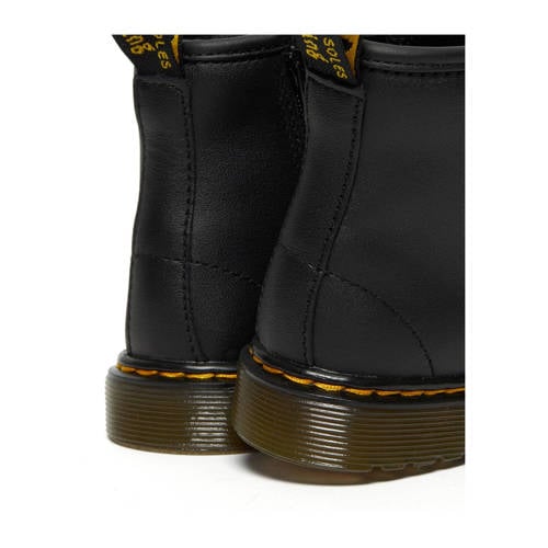 Dr. Martens 1460 T Peuter leren veterboots zwart Meisjes Leer Effen