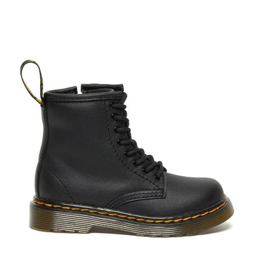 Dr. Martens 1460 T Peuter leren veterboots zwart Meisjes Leer Effen - 22