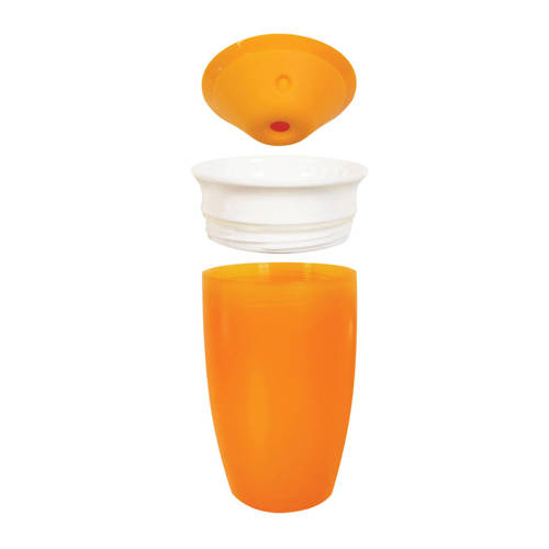 Munchkin Miracle 360° Sippy Cup 296 ml oranje Drinkbeker
