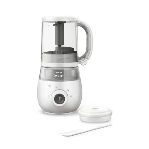 Philips Avent 4-in-1 Babyvoedingmaker SCF883 01 Blender stomer Wit