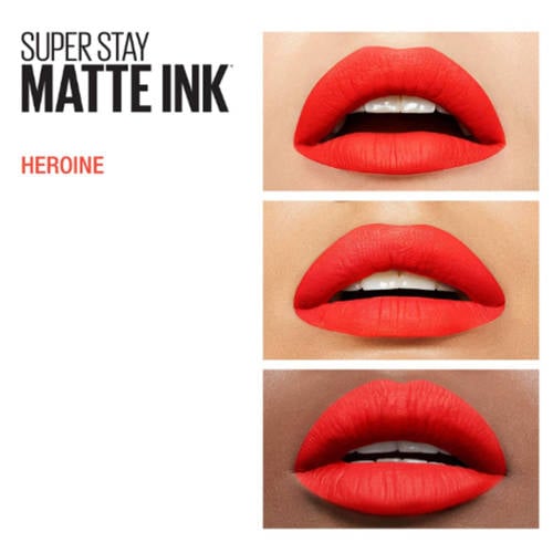 Maybelline New York SuperStay Matte Ink City Edition lippenstift 25 Heroine Rood
