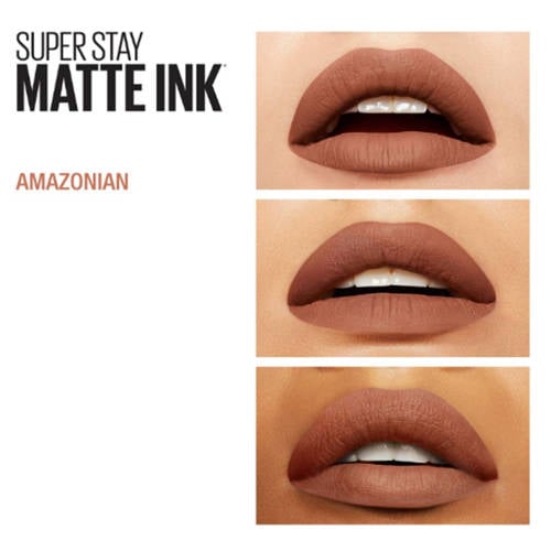 Maybelline New York SuperStay Matte Ink City Edition lippenstift 70 Amazonian Bruin