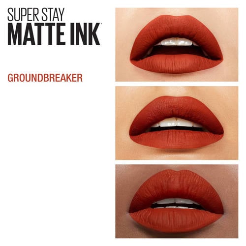 Maybelline New York SuperStay Matte Ink City Edition lippenstift 117 Ground Breaker Rood