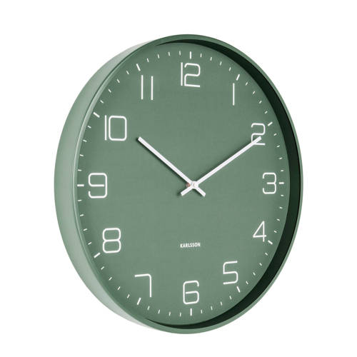 Karlsson wandklok Lofty (Ø40 cm) Groen | Wandklok van Karlsson afbeelding