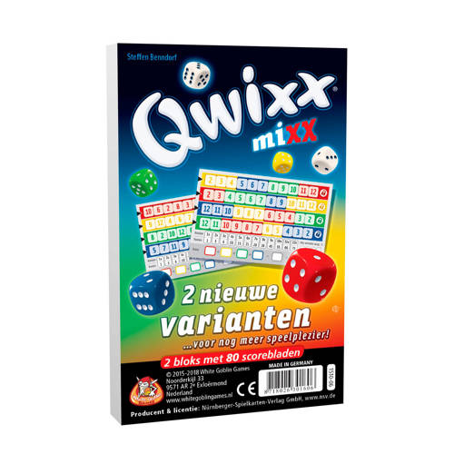 White Goblin Games Qwixx Mixx Dobbelspel | Dobbelspel van
