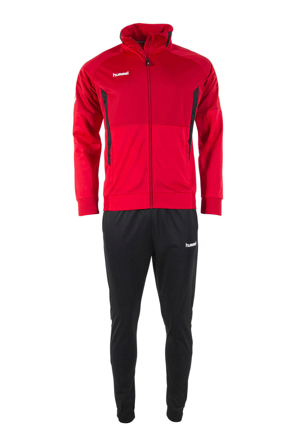 hummel Junior trainingspak rood/zwart