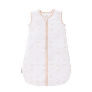 baby slaapzak muslin 2-laags zwaan zachtroze