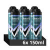 Rexona Men Advanced Protection Invisible Ice Fresh snti-transpirant deodorant spray - 6 x 150 ml