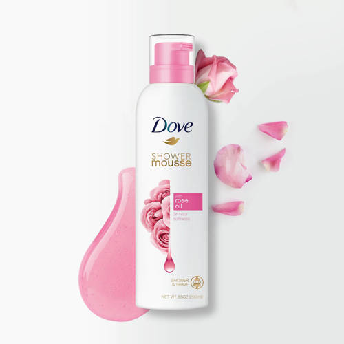 Dove Rose Oil doucheschuim 6 x 200 ml Douchegel | Douchegel van