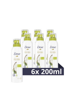 Coconut Oil doucheschuim - 6 x 200 ml