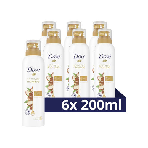 Dove Argan Oil doucheschuim - 6 x 200 ml Douchegel