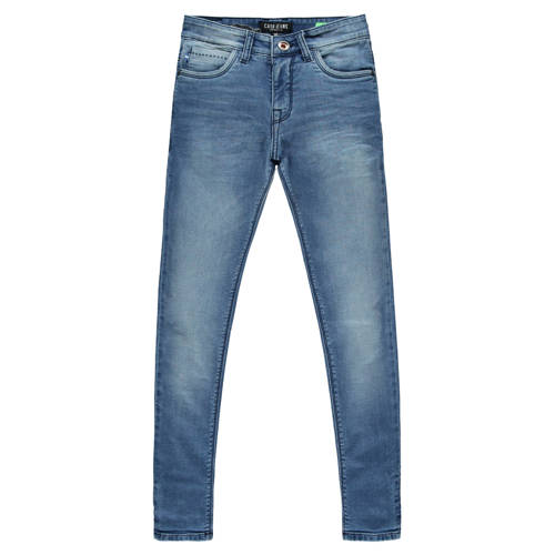 Cars slim fit jog denim Burgo stone used Blauw Effen - maat 176 afbeelding