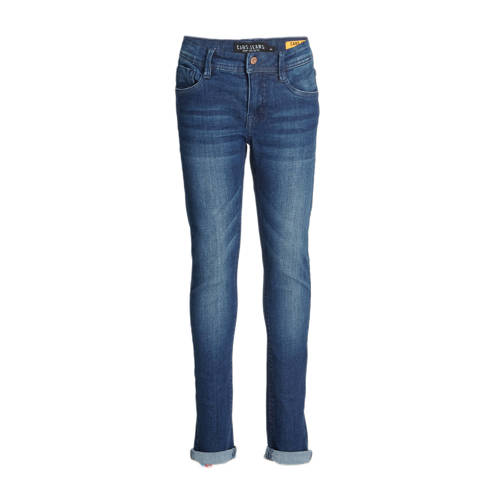 Cars skinny jeans Davis Dark used Blauw Jongens Stretchdenim 